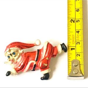 60’s Holiday Santa Brooch